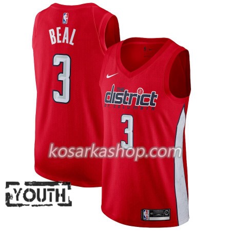 Dres Washington Wizards Bradley Beal 3 Nike 2018-19 Crvena Swingman - Dječji